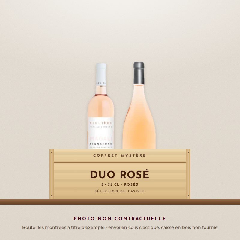 Coffret mystère Duo Rosé (photo non contractuelle)