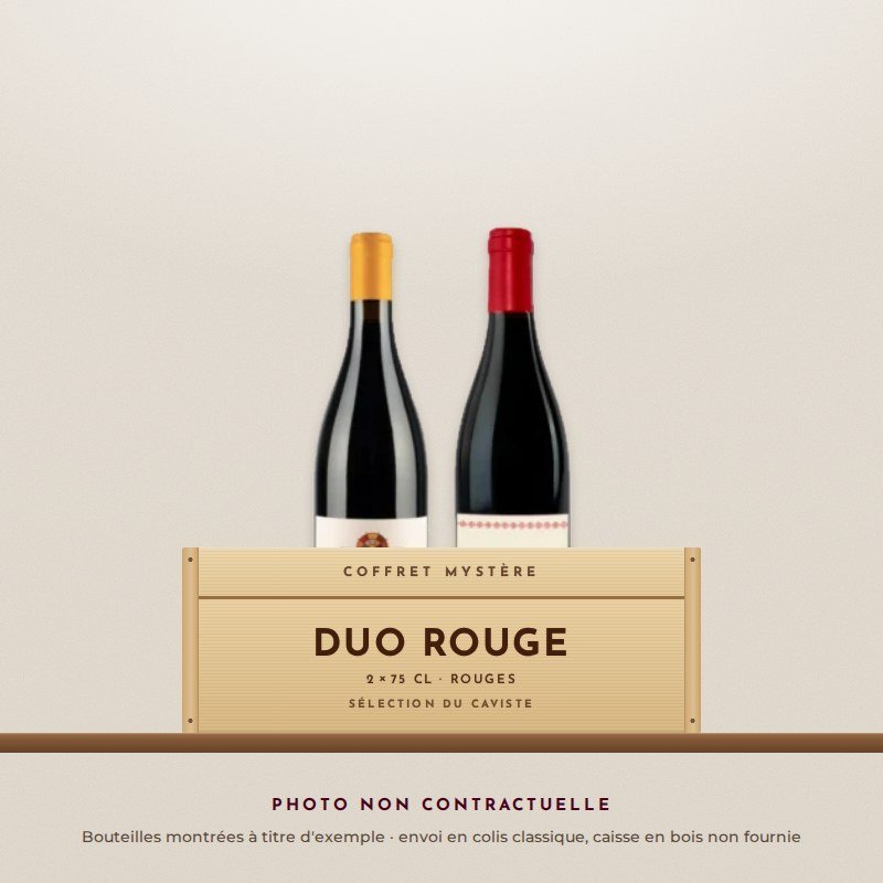 Coffret mystère Duo Rouge (photo non contractuelle) Coffret mystère Duo Rouge (photo non contractuelle)