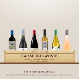 Coffret mystère Caisse du Caviste (photo non contractuelle)
