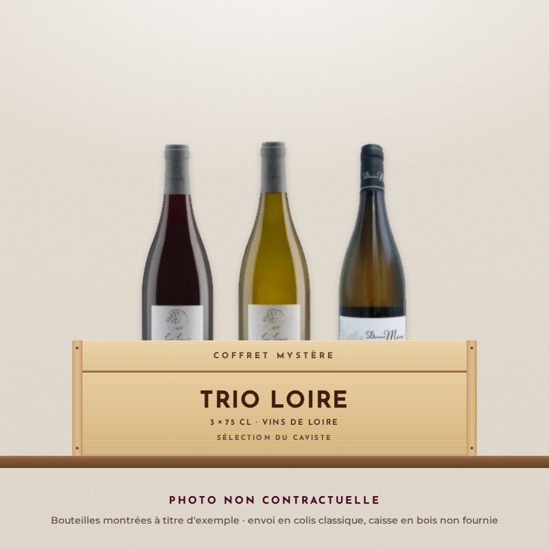 Coffret mystère Trio Loire (photo non contractuelle)