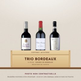 Coffret mystère Trio Bordeaux (photo non contractuelle)