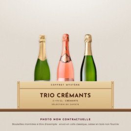 Coffret mystère Trio Crémants (photo non contractuelle)
