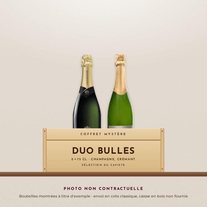Coffret mystère Duo Bulles (photo non contractuelle)