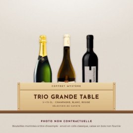 Coffret mystère Trio Grande Table (photo non contractuelle)