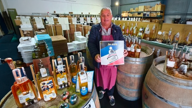 À 59 ans, Didier Lebourg est devenu le seul Maître Caviste de Seine-Maritime